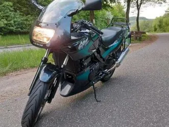 kawasaki gpz500 barracuda, koffersystem