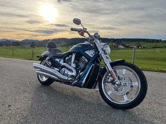 harley-davidson cvo vrscse screamin' eagle v-rod 2005 candy blue