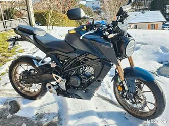 honda cb125r cb 125 r neo sport cafe bleu et or 7875km 1ere main