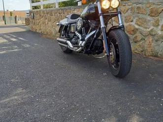 harley-davidson dyna fat bob fat bob 1690 noir abs 2015,