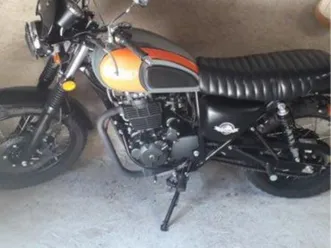 moto mash scrambler 400 orange
