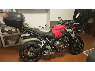 honda cb 650 f abs rosso