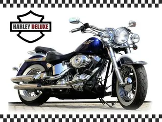 harley davidson deluxe flstn softail 96cui ☆ nur 27 tkm ☆ top