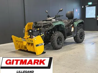 can-am outlander hd7 pro max, rammy snøfres!