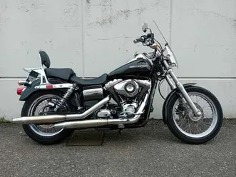 harley-davidson dyna super glide nero