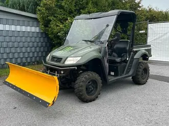 kymco uxv 450 500 scheeschild seilwinde anhängerkupplung