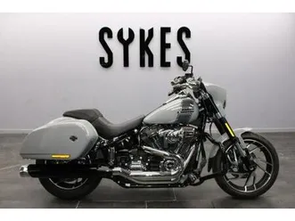 2024 harley-davidson flsb softail sport glide in gauntlet grey