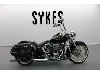 2017 harley-davidson flstn cholo softail deluxe in vivid black