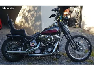 harley davidson springer bad boy 1340 carbu 1996 style seventies