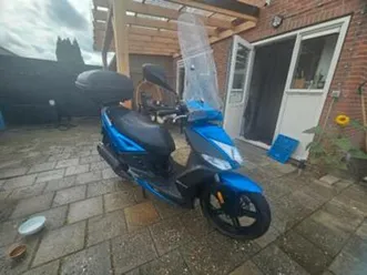 kymco agility 16+ 50i (injectie) – geel kenteken — scooters | kymco — marktplaats