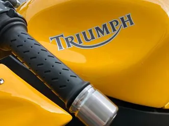 triumph sprint rs - klassiker in gelb, 1. hand