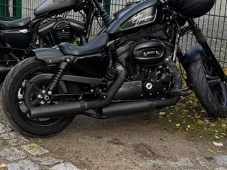 harley davidson sportster schwarz - alles eingetragen