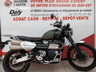 triumph scrambler 1200 xc 2021 1200 cm3 | moto roadster | 29 940 km | vert | 06250 mougins