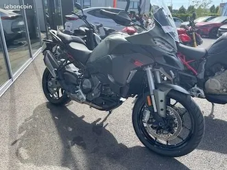 ducati multistrada v2s storm green et poignées chauffante