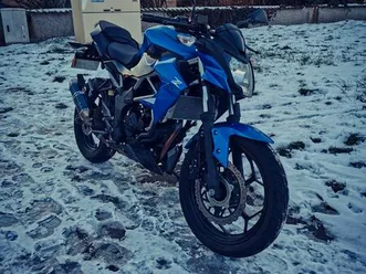 kawasaki z125 bleu