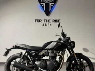 triumph speed twin 900 2025 900 cm3 | moto routière | 1 280 km | noir | 47550 boe