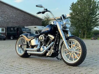 harley-davidson fat-boy*airbrush*custom*1,7 ccm*250km*neu*unglaub