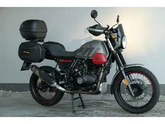 royal enfield scram 411 graphite red