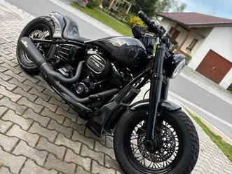 harley davidson softail slim fat boy custom 107 klappen auspuff