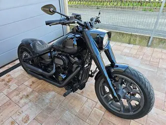 harley davidson fat boy/ mad boy umbau bei harley in düsseldorf