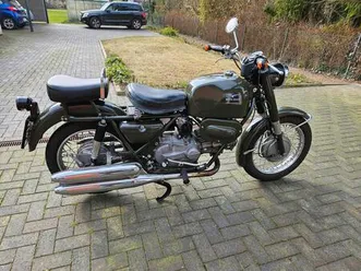 oldtimer moto guzzi nuovo falcone militare