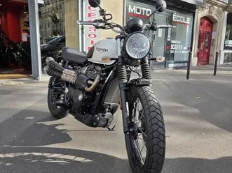 triumph scrambler 900 2017 900 cm3 | moto trail | 12 803 km | blanc | 75011 paris 11