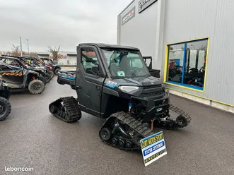 polaris ranger xp 1000 nordic pro equipe de chenille vehicule comme neuf