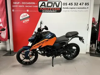 ktm 125 duke abs 2024 125 cm3 | moto roadster | 3 221 km | bleu | 16100 cognac