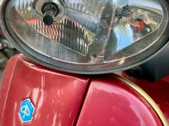 vespa et4 125 ccm roller rot - bastlerfahrzeug