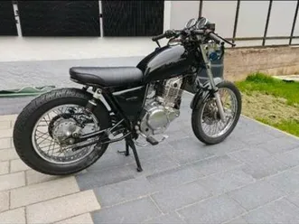 suzuki gn250 cafe racer umbau- sehr guter zustand tuv neu