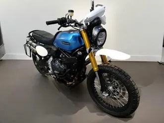fantic caballero 700 scrambler 2024 689 cm3 | moto roadster | 5 943 km | bleu | 45290 pressigny les pins