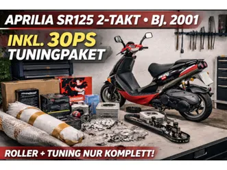 aprilia sr125 2t + komplettes 30ps jd-performance tuningpaket – n