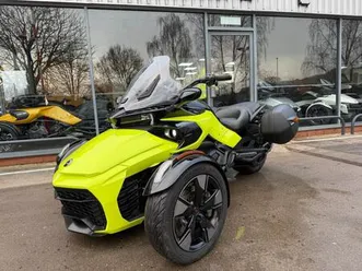 2023 can-am spyder f3s 1330 cc 6 speed semi automatic trike in manta green