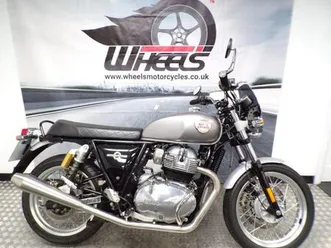 2020 royal enfield 650 interceptor with tec end cans fitted