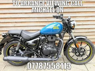 2024 / 24 royal enfield meteor 350 £2600 blue 134 miles.
