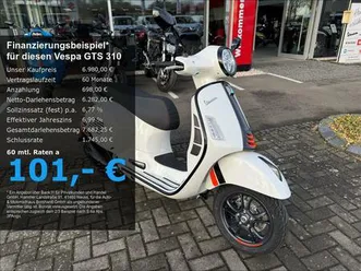 vespa gts 310 supersport*25ps*4jahre garantie*