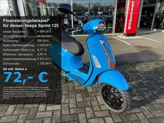 vespa sprint 125 supersport*11ps*4jahre garantie*b196*