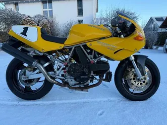 ducati 900 supersport mit sehr viel zubehör