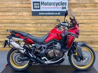 2019 honda crf1000l africa twin panniers, engine bars, denali lights