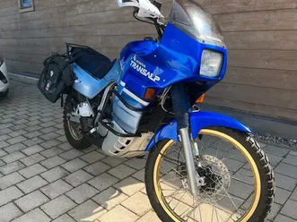 honda transalp 600v pd06 a2 gedrosselt + zubehör