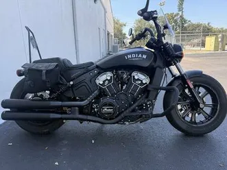 2020 indian motorcycle scout bobber abs thunder black smoke