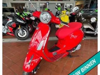 vespa primavera 50 red edition 45km e5+ nieuw betaal met in3 — scooters | vespa — marktplaats
