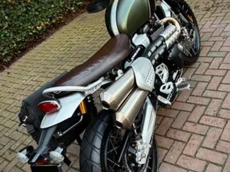 nieuwstaat triumph scrambler 1200 xc 1200xc 2021 6800km — motoren | triumph — marktplaats