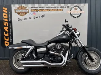 harley-davidson dyna fat bob 1690 2013 1690 cm3 | moto custom | 49 631 km | noir | 71100 sevrey