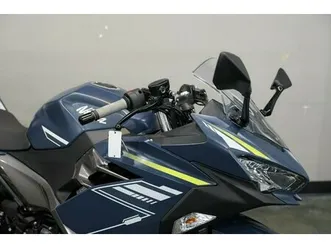 2022 kawasaki ninja® 400 abs metallic matte blue/metallic graphite gray