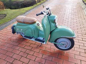 zündapp bella r204 bj1960 läuft! mit papieren und div. teilen,top