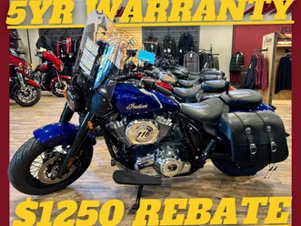 2025 indian super chief limited - 5yr warranty till jan 31!