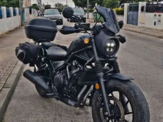honda rebel 500 se barreiro e lavradio
