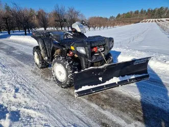 polaris sportsaman 700 efi, 2007, 4x4, plug do śniegu grabówka ukazowa