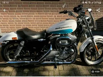 harley-davidson 883 superlow wie neu. icewhite.